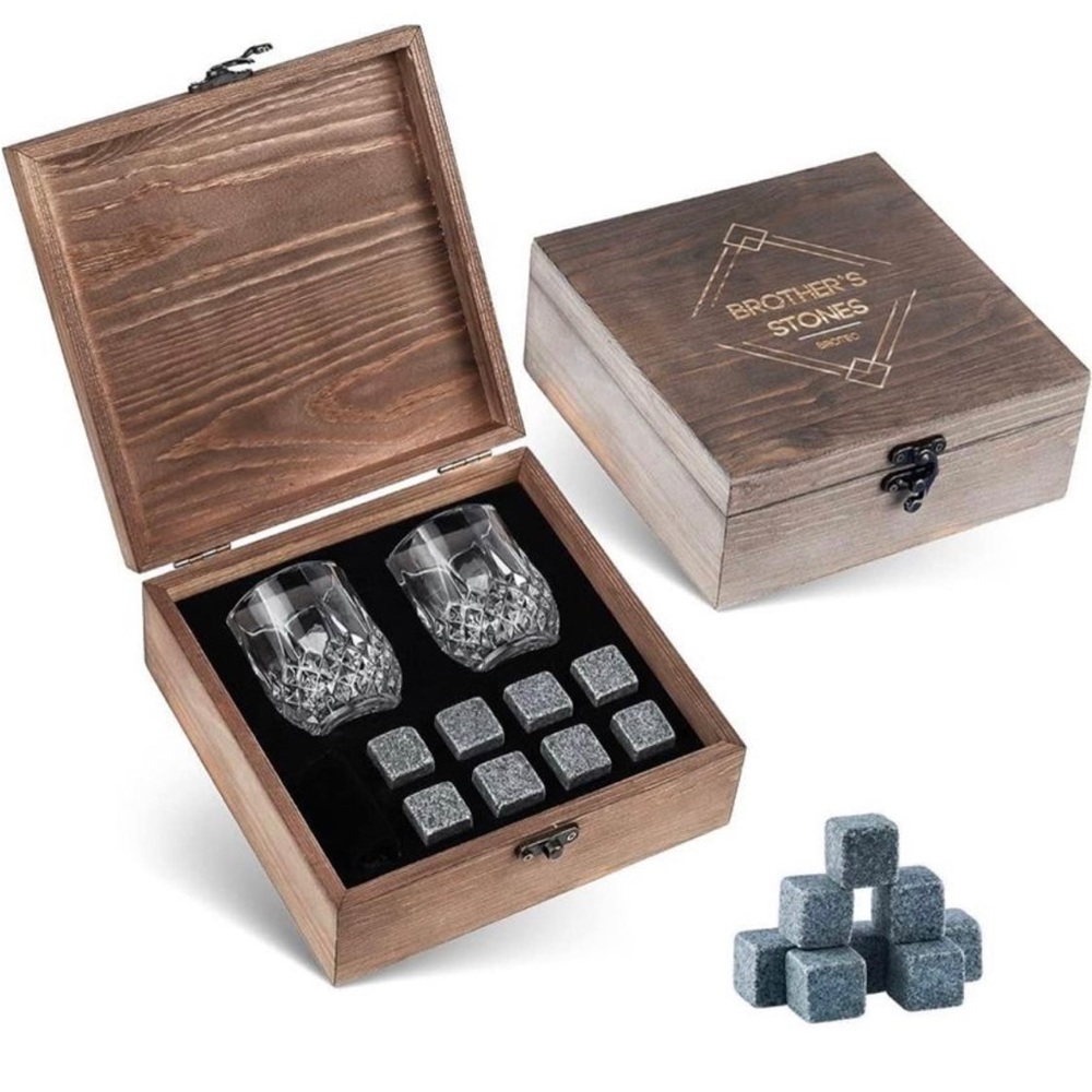 Whiskey Stones and Glasses